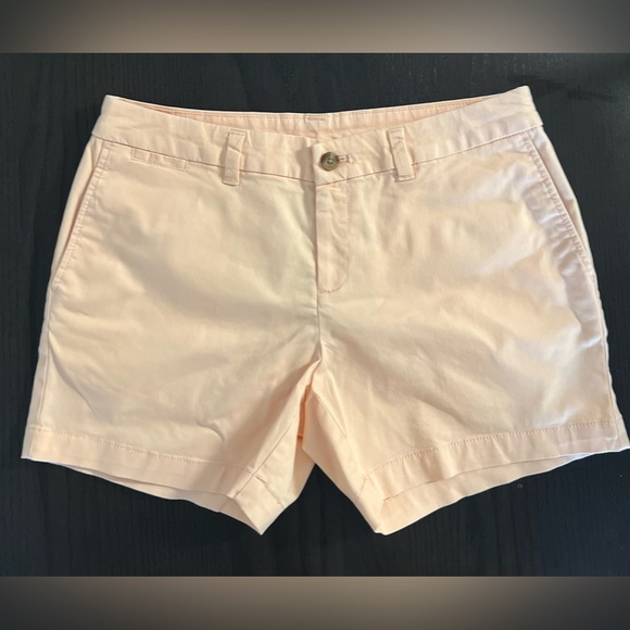 Ladies’ Light Peach Cotton Shorts Size 10 - Picture 2 of 6